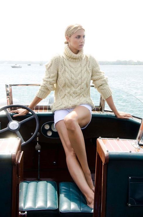 Old money outfits Cable Knit Sweater Vogue UK