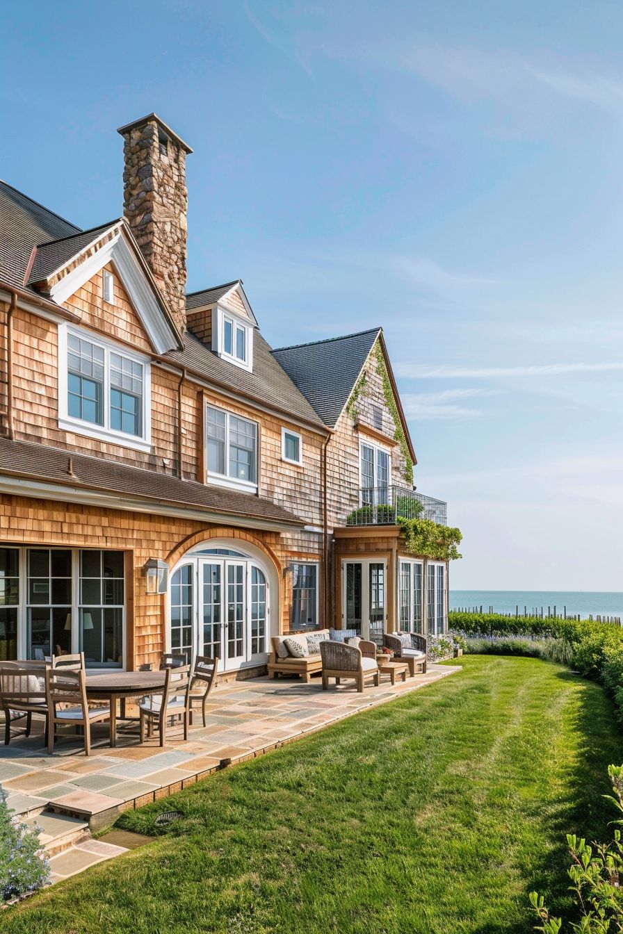 Billionaire Travel Circuit cedar shingle house in the Hamptons NY